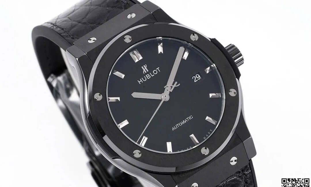 GSF Hublot Classic Fusion 542.CM.1171.RX GS Factory 1:1 Best Edition Replica Watch Black Leather Strap